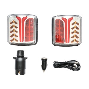 Set lampi remorca LED 12-24V cu magnet si control wireless, baterie 3.7V/2000mAh IP65 Breckner Germany, DISMT76 - Img 2