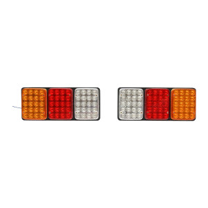 Set lampi stop spate LED cu 3 functii 12V - 24V. 330x140mm, Cod: BK69097, Brand: BRECKNER GERMANY - Img 1