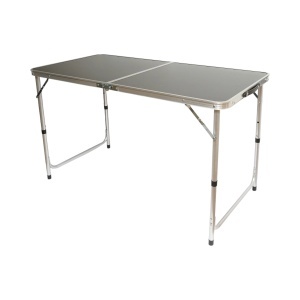 Set masa pliabila camping cu 4 scaune din aluminiu, portabila tip valiza, reglabila pe inaltime 120x60cm Breckner Germany, BRECKNER GERMANY, BK99229 - Img 2