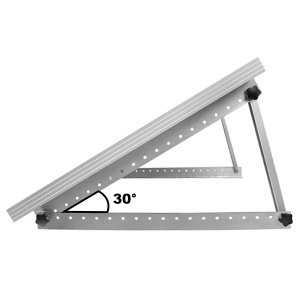 Set suporti tip triunghi pentru prindere panouri solare fotovoltaice 550W cu unghi reglabil, Cod: BK88719, Brand: BRECKNER GERMANY - Img 4
