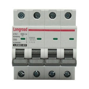 Siguranta automata intrerupator MCB 4P 63A 415VAC Longroad, BK77770