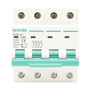 Siguranta automata tip intrerupator trifazat 4P, 40A, 400VAC Suntree, SUNTREE, BK77768