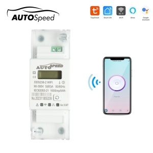 Smart Meter monofazic 220V, 65A, DDS238-2 WIFI Tuya, Smart Life, contor inteligent energie si putere electrica, AUTOSPEED, DISLK77