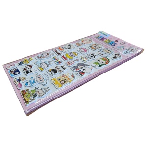 Sticker 3D Labubu – 21 cm, Model Drăgălaș pentru Decor