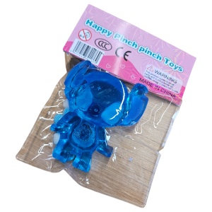 Stitch Slime Albastru – Jucărie Antistres cu Biluțe Colorate - Img 2