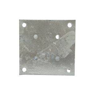 Suport stalp aplicat, fixare in suruburi 71x71x150, otel zincat, galvanizat, Cod: DISLX53 - Img 4