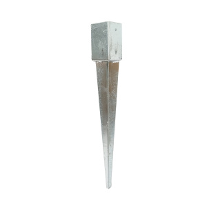 Suport stalp tip tarus 91x91x750mm, otel zincat, galvanizat, Cod: DISLX51 - Img 2