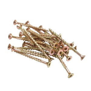 Surub pentru lemn autofiletant cu capac inecat 6x80mm tip torx TX30, 200 buc/cutie , Cod: DISSW10 - Img 1