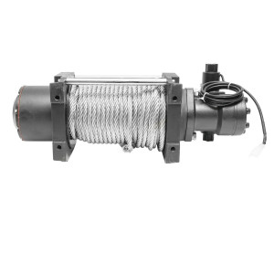 Troliu hidraulic, complet, cu telecomanda, cablu otel, tensiune alimentare 12V, sarcina maxima 6T (13300lbs), Cod: DISGT77 - Img 4