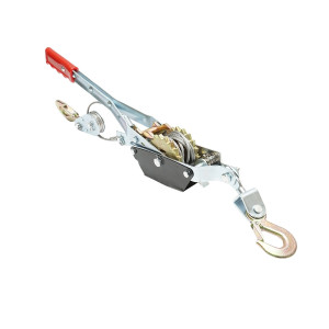 Troliu manual 2000Kg cu cablu de otel fi 4mm lungime 900mm, Cod: BK81343 - Img 3