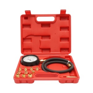 Trusa tester verificare presiune ulei motor 0-35 bar universala 12 piese, BRECKNER GERMANY, BK76376