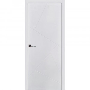 Usa interior, KD 11, lemn & mdf, 60x200cm, alb mat, reversibila, KDoors