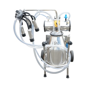 Aparat de muls vaci 1 post 750W, 220V bidon inox 25L, grup de muls cu 4 mansoane, presiune vid 40-50 kPa, pulsatii 60-80 cpm, Cod: DISPL04 - Img 5