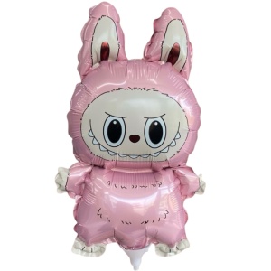 Balon Folie Labubu Roz – 30×24 cm