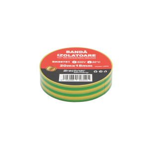 Banda izolatoare galben-verde 18mmx20m, Cod: BK69781, Brand: BRECKNER GERMANY - Img 2