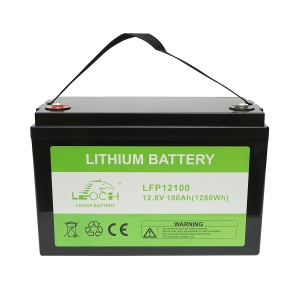 Baterie Li-ion LifePo4 12.8V 100Ah (1280Wh) LFP12100 pentru sisteme solare 330x173x212mm IP65 Leoch Battery, Cod: DISTM94 - Img 1