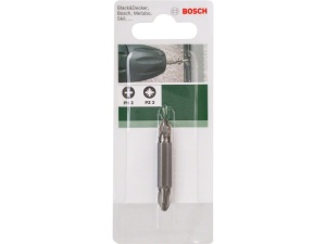 BOSCH Bit cu două capete bit PH2/PZ2 45 mm 1/4" - Img 2