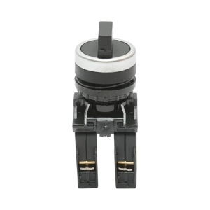 Buton selector negru cu 3 pozitii 2NO, 10A/600V AC, 1A/250V DC LA42 Breckner Germany, BRECKNER GERMANY, BK76745 - Img 2