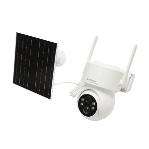 Camera supraveghere 4 MP cu panou solar 5W, baterie 18650 incarcare rapida, WIFI 2.4 GHz, rotativa 360 grade PTZ cu senzor de miscare, detectie umana PIR, alarma, night vision si aplicatie iCSee, BRECKNER GERMANY, BK79704 - Img 3
