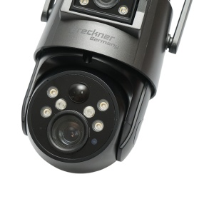 Camera supraveghere lentila duala 6 MP, 4G, WIFI 2.4 GHz cu panou solar, baterie 10000 mAh, 360 grade PTZ, detectie umana PIR, night vision si aplicatie Ubox, Cod: BK79912, - Img 6