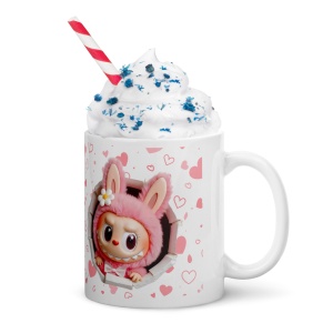 Cană Labubu 330 ml din ceramică – design adorabil, colecție originală - Img 9