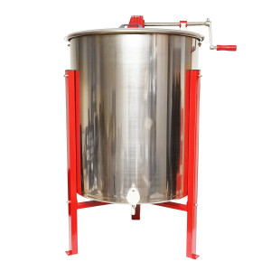 Centrifuga manuala apicola, extractor miere din inox cu 4 rame, Cod: DISKS92 - Img 1