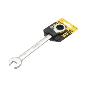 Cheie combinata fixa si inelara cu clichet 13mm Cr-V , Cod: DISUF38, Crownman - Img 3
