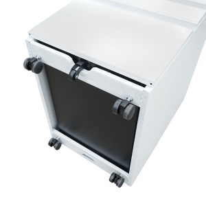Clasificator, fiset metalic 3 sertare cu role 600X390X520mm, RAL7035, Cod: BK77708, Echivalență: DISEV90, Breckner Germany - Img 8