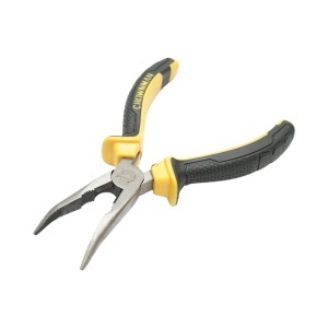 Cleste patent cu varf indoit 165mm profesional Cr-V , Cod: DISUF59, Crownman - Img 4