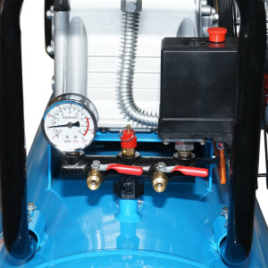 Compresor aer 380V, 200L putere 2.2kW/3CP presiune maxima 8 Bar, debit 250L/min, Cod: BK78552, Brand: BRECKNER GERMANY - Img 6