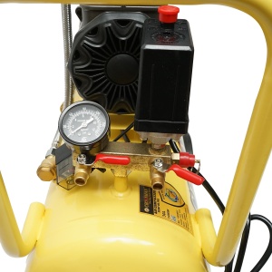 Compresor aer fara ulei silentios, volum 30L, putere 1490W/2CP presiune maxima 8 Bar, volum aer aspirat 130 L/min , Cod: DISPT04, Marca: CROWNMAN - Img 6
