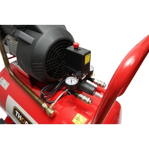 Compresor aer volum 100L, motor 2 cilindrii in V 2.2KW/2CP, presiune maxima 8 bar, volum aer aspirat 370L, Cod: DISDV95, Marca: THOR - Img 8