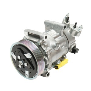 Compresor clima AC Peugeot, Citroen cod OEM 9651910980, 6453QJ, 6453QK, 6453WK, 6453WL, 6453ZZ, SD6C12, BK76093, BRECKNER GERMANY
