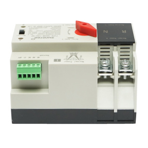 Comutator ATS 220V monofazat, separator automat de la panouri fotovoltaice la retea ATS-2P-100A Suntree,Cod: BK77084, Brand: SUNTREE - Img 4