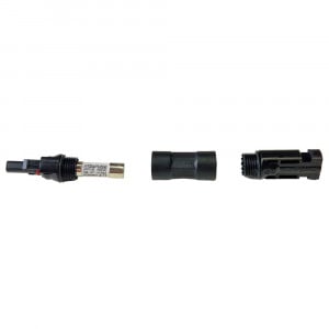 Conector MC4 cu siguranta fuzibila 10x38mm, 10A, 1000V DC, pentru sisteme solare fotovoltaice, IP67, Ebasee - Img 1