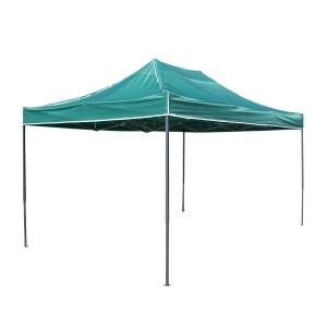 Cort pavilion pliabil 3x4.5m verde impermeabil, inaltime reglabila, cadru metalic Breckner Germany, BRECKNER GERMANY, BK76217 - Img 2