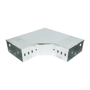 Cot orizontal 90 grade din otel galvanizat pentru jgheab 100x200mm, DISMK59