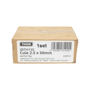Cuie constructii 2.5x50mm pachet 5Kg, Cod: 40TH135, Echivalență: DISLG10, Thor - Img 4