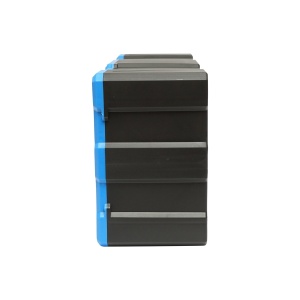 Cutie depozitare albastra din plastic modulara, 12 sertare 497x157x250mm, Cod: DISLN09, Brand: BRECKNER GERMANY - Img 3