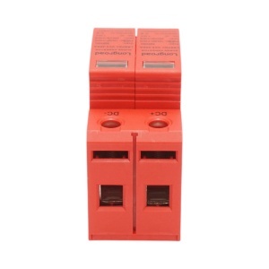 Descarcator supratensiune cu semnalizare sisteme fotovoltaice DC 2P tip C 500VDC LRSPD2-DC5-20KA Longroad, DISHW22 - Img 3