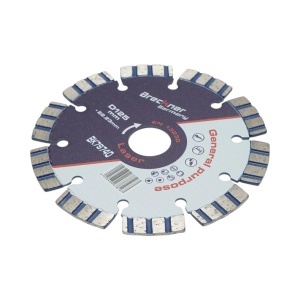 Disc diamantat turbo segmentat 125x22.23mm, segment 10mm pentru beton armat, piatra dura, pavele Breckner Germany, BRECKNER GERMANY, BK79740 - Img 3