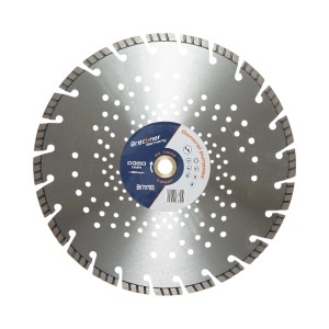 Disc diamantat turbo segmentat 350x30mm, segment 10mm pentru beton armat, pavele, boltari, piatra dura Breckner Germany, BRECKNER GERMANY, BK79765
