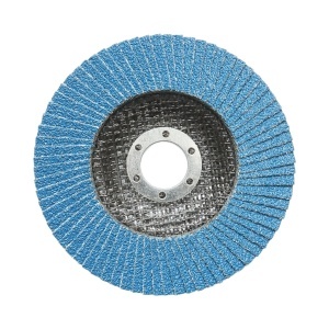 Disc lamelar abraziv cu zirconiu T27 ZA40, 125x22mm pentru slefuire/polizare metal si inox , Cod: BK79957, Breckner Germany - Img 2