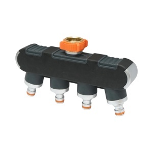 Distribuitor 4 cai cu robineti, conectori 1/2 si adaptor robinet 1/2-3/4 furtun gradina, DISTP15 - Img 4