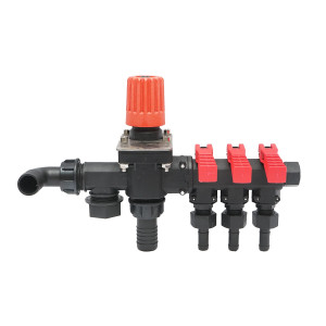 Distribuitor cu 3 cai si manometru cu glicerina pentru erbicidator, Cod: DISBS69, Brand: BRECKNER GERMANY - Img 2