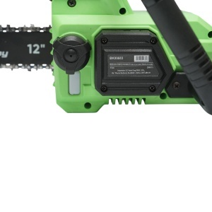 Drujba electrica profesionala cu 2 acumulatori 20V, 4Ah Li-ion, motor brushless, display digital LED, lama 12 inch (300mm) Breckner Germany, BK99683 - Img 11