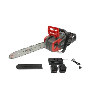 Drujba electrica profesionala cu 2 acumulatori 40V, 4Ah Li-ion, 1200W, motor brushless, lama 16 inch (400mm) Breckner Germany, BRECKNER GERMANY, DISUS59