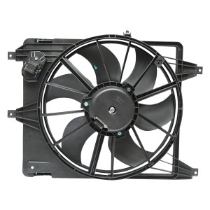 Electroventilator racire radiator GMV Logan/Sandero benzina cu A/C 6001550769, BK54003, BRECKNER GERMANY - Img 2