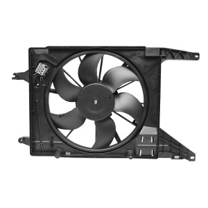 Electroventilator radiator racire GMV Dacia Logan 1.5dCi cu A/C 8200765566, BK54005, BRECKNER GERMANY