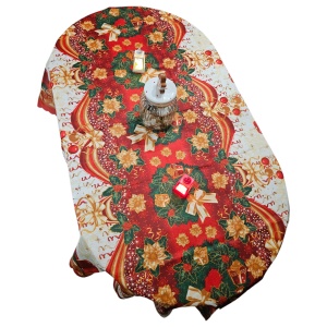 Față de masă Crăciun 150×220 cm – model festiv pentru decorul sărbătorilor - Img 4